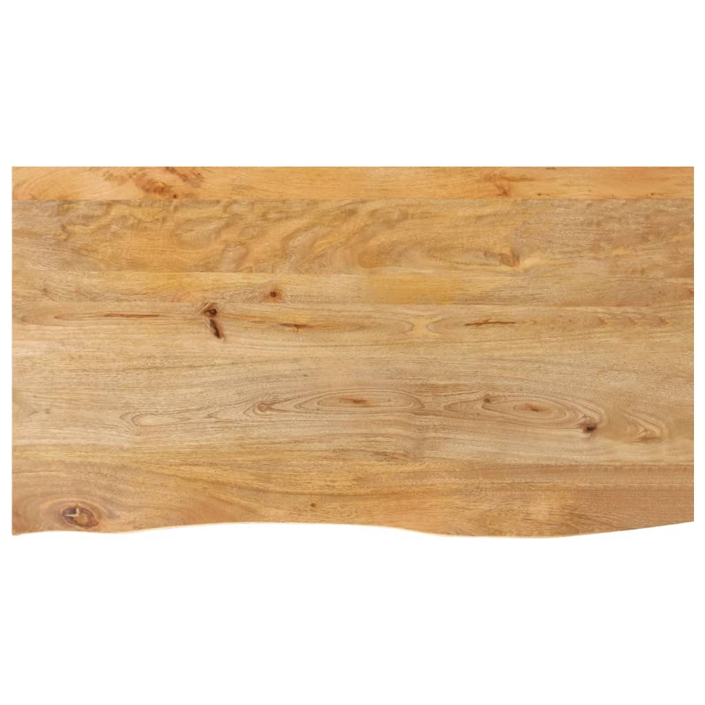 Vidaxl tafelblad met natuurlijke rand 100x60x3,8 cm massief mangohout