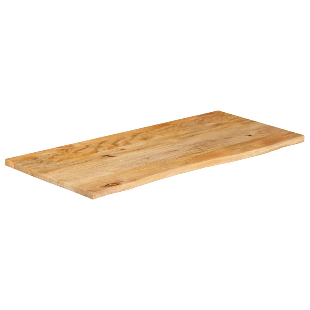 Vidaxl tafelblad met natuurlijke rand 100x60x3,8 cm massief mangohout