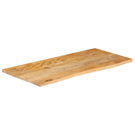 Vidaxl tafelblad met natuurlijke rand 100x60x3,8 cm massief mangohout