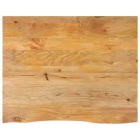 Vidaxl tafelblad met natuurlijke rand 90x80x3,8 cm massief mangohout