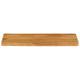Vidaxl tafelblad met natuurlijke rand 90x40x2,5 cm massief mangohout