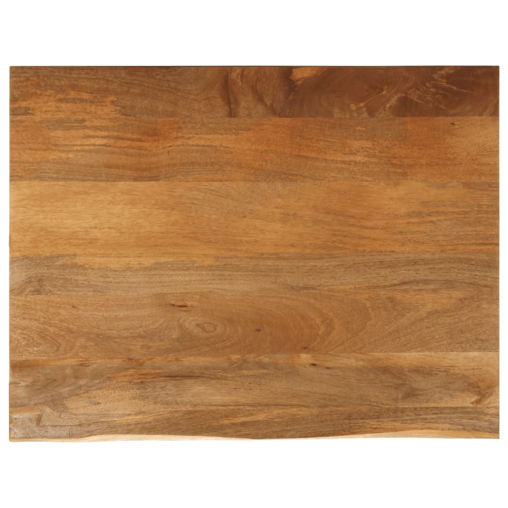 Vidaxl tafelblad met natuurlijke rand 90x80x2,5 cm massief mangohout