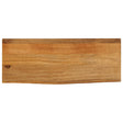 Vidaxl tafelblad met natuurlijke rand 90x20x3,8 cm massief mangohout