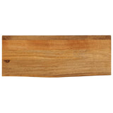 Vidaxl tafelblad met natuurlijke rand 90x20x3,8 cm massief mangohout