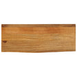 Vidaxl tafelblad met natuurlijke rand 80x40x3,8 cm massief mangohout