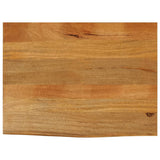 Vidaxl tafelblad met natuurlijke rand 90x60x3,8 cm massief mangohout