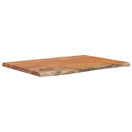 Vidaxl tafelblad rechthoekig natuurlijke rand 50x40x2,5 cm acaciahout