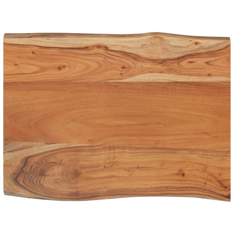 Vidaxl tafelblad rechthoekig natuurlijke rand 50x40x2,5 cm acaciahout