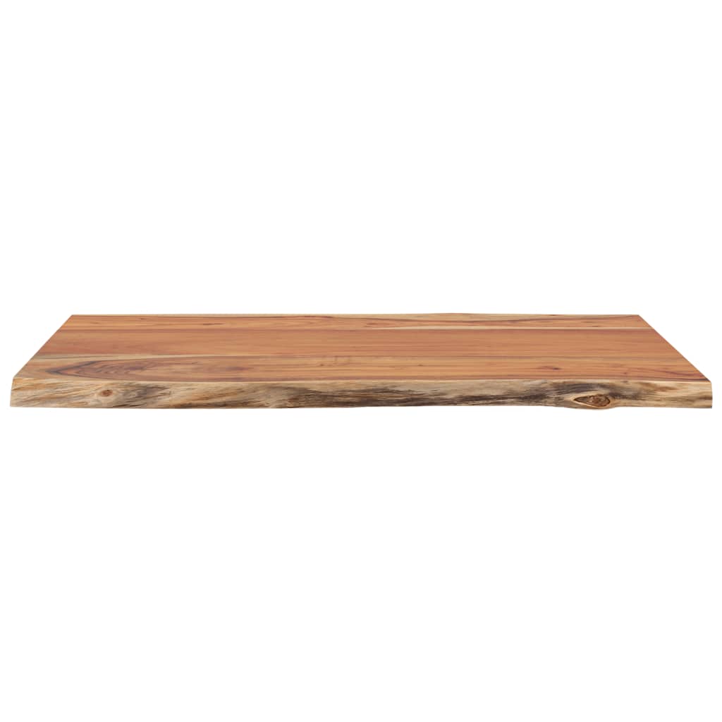 Vidaxl tafelblad rechthoekig natuurlijke rand 50x40x2,5 cm acaciahout