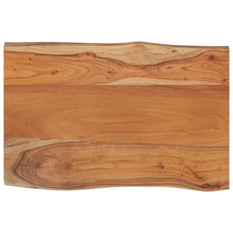 Vidaxl tafelblad rechthoekig natuurlijke rand 60x40x2,5 cm acaciahout