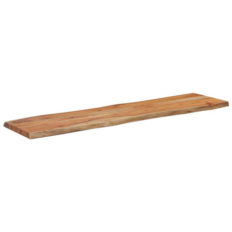 Vidaxl tafelblad rechthoekig natuurlijke rand 180x40x2,5 cm acaciahout