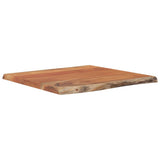 Vidaxl tafelblad vierkant natuurlijke rand 60x60x2,5 cm acaciahout