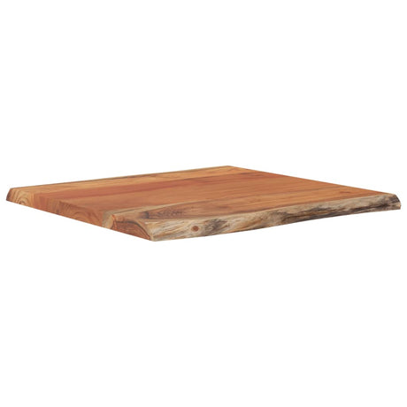 Vidaxl tafelblad vierkant natuurlijke rand 60x60x2,5 cm acaciahout
