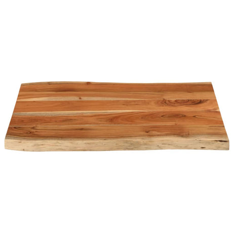 Vidaxl tafelblad rechthoekig natuurlijke rand 90x60x2,5 cm acaciahout