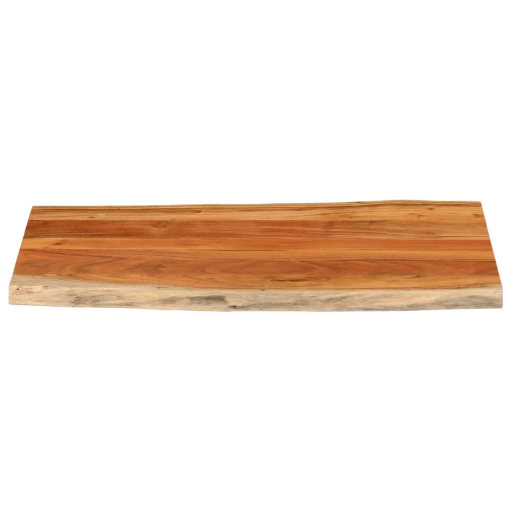 Vidaxl tafelblad rechthoekig natuurlijke rand 100x60x2,5 cm acaciahout