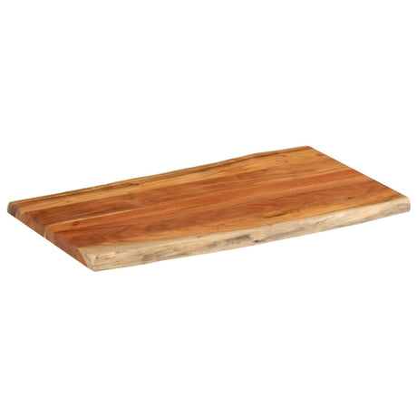 Vidaxl tafelblad rechthoekig natuurlijke rand 110x60x2,5 cm acaciahout