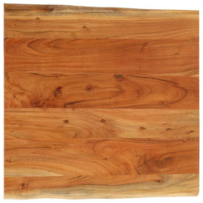 Vidaxl tafelblad vierkant natuurlijke rand 80x80x2,5 cm acaciahout
