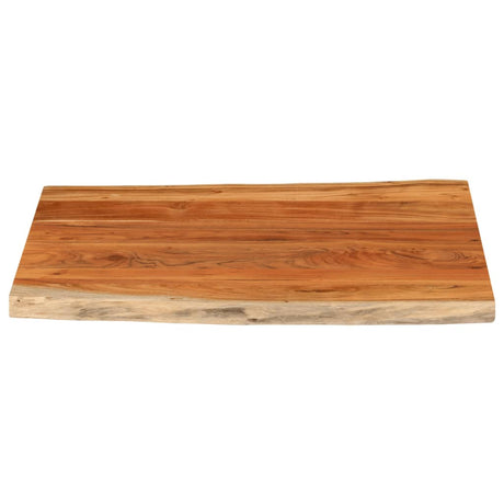 Vidaxl tafelblad rechthoekig natuurlijke rand 90x80x2,5 cm acaciahout