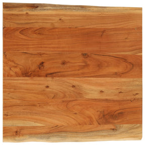 Vidaxl tafelblad vierkant natuurlijke rand 40x40x3,8 cm acaciahout