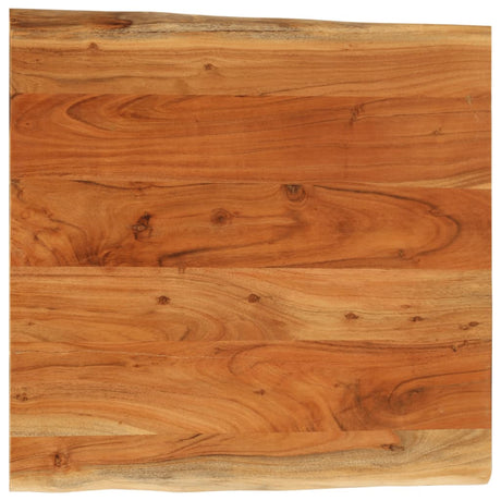 Vidaxl tafelblad vierkant natuurlijke rand 40x40x3,8 cm acaciahout