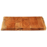 Vidaxl tafelblad vierkant natuurlijke rand 40x40x3,8 cm acaciahout