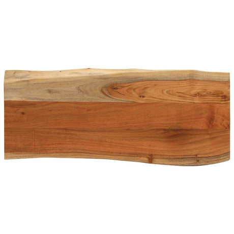 Vidaxl tafelblad rechthoekig natuurlijke rand 90x40x3,8 cm acaciahout