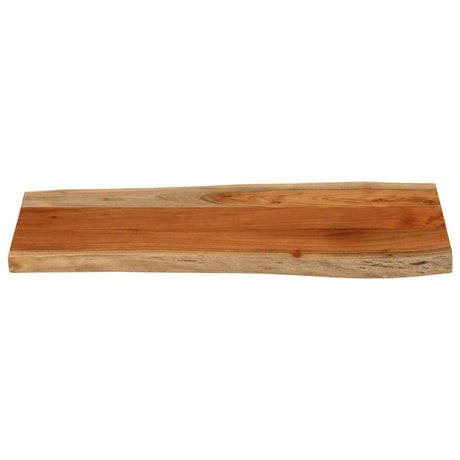 Vidaxl tafelblad rechthoekig natuurlijke rand 90x40x3,8 cm acaciahout