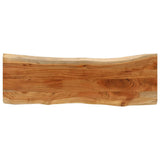 Vidaxl tafelblad rechthoekig natuurlijke rand 140x40x3,8 cm acaciahout