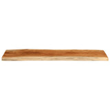 Vidaxl tafelblad rechthoekig natuurlijke rand 140x40x3,8 cm acaciahout