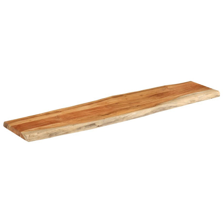 Vidaxl tafelblad rechthoekig natuurlijke rand 160x40x3,8 cm acaciahout