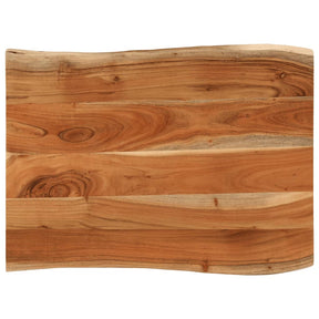 Vidaxl tafelblad rechthoekig natuurlijke rand 70x60x3,8 cm acaciahout