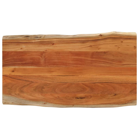 Vidaxl tafelblad rechthoekig natuurlijke rand 110x60x3,8 cm acaciahout