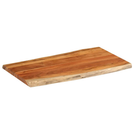 Vidaxl tafelblad rechthoekig natuurlijke rand 110x60x3,8 cm acaciahout