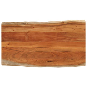 Vidaxl tafelblad rechthoekig natuurlijke rand 120x60x3,8 cm acaciahout