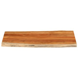 Vidaxl tafelblad rechthoekig natuurlijke rand 120x60x3,8 cm acaciahout