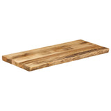 Vidaxl tafelblad met natuurlijke rand 80x40x2,5 cm massief mangohout