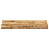 Vidaxl tafelblad met natuurlijke rand 80x40x2,5 cm massief mangohout