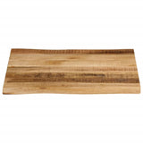 Vidaxl tafelblad met natuurlijke rand 60x60x2,5 cm massief mangohout