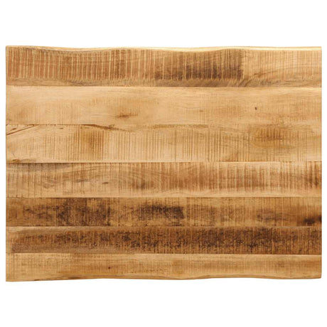 Vidaxl tafelblad met natuurlijke rand 80x60x2,5 cm massief mangohout
