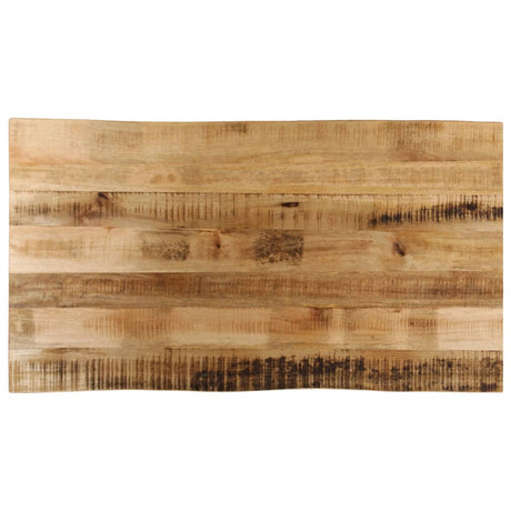 Vidaxl tafelblad met natuurlijke rand 100x60x2,5 cm massief mangohout