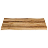 Vidaxl tafelblad met natuurlijke rand 90x80x2,5 cm massief mangohout