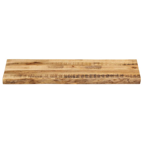 Vidaxl tafelblad met natuurlijke rand 90x40x3,8 cm massief mangohout