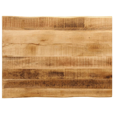 Vidaxl tafelblad met natuurlijke rand 80x60x3,8 cm massief mangohout