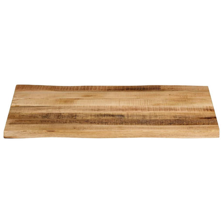 Vidaxl tafelblad met natuurlijke rand 80x60x3,8 cm massief mangohout