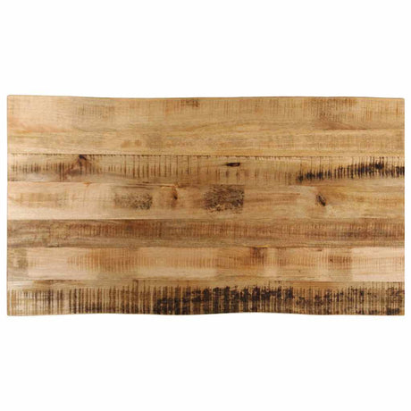 Vidaxl tafelblad met natuurlijke rand 100x60x3,8 cm massief mangohout