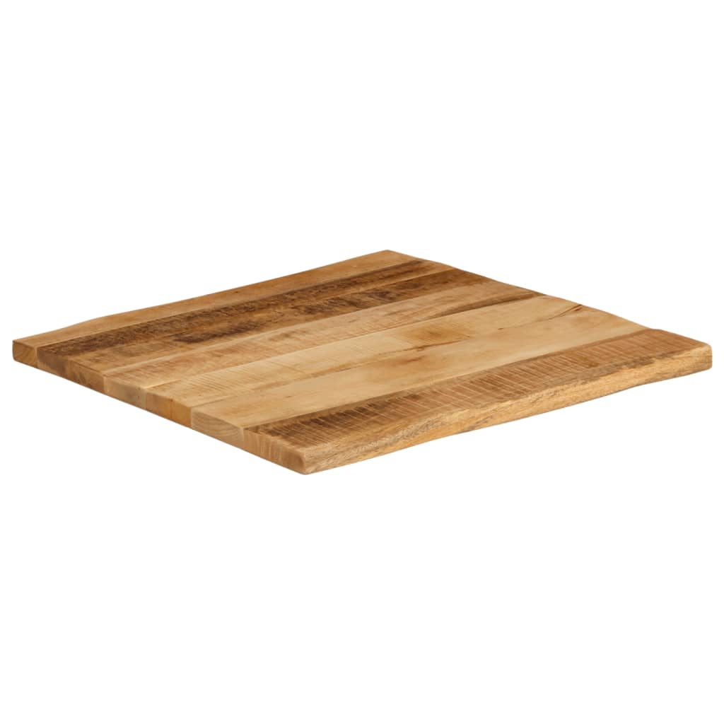 Vidaxl tafelblad met natuurlijke rand 80x80x3,8 cm massief mangohout