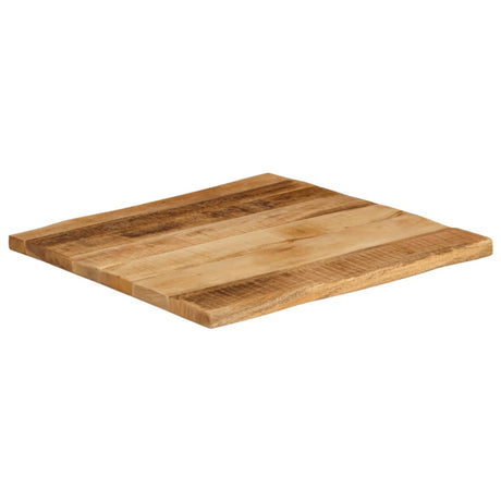 Vidaxl tafelblad met natuurlijke rand 80x80x3,8 cm massief mangohout