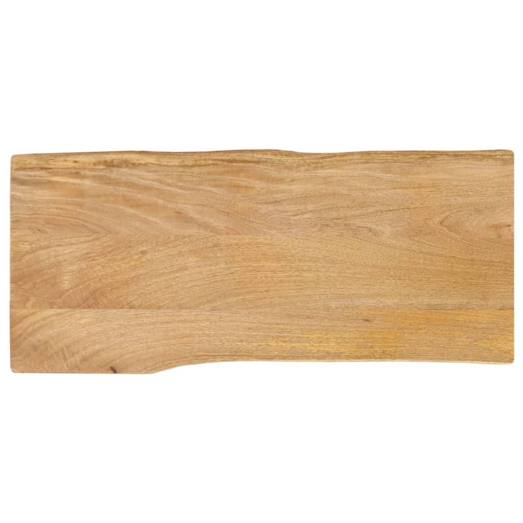 Vidaxl tafelblad met natuurlijke rand 80x40x2,5 cm massief mangohout