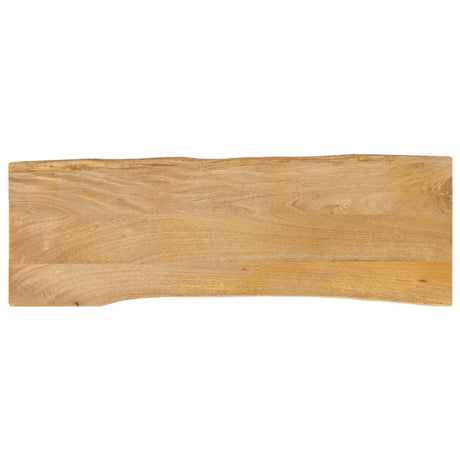 Vidaxl tafelblad met natuurlijke rand 140x40x2,5 cm massief mangohout