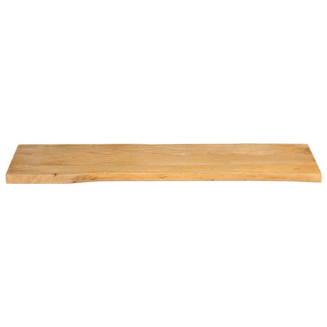 Vidaxl tafelblad met natuurlijke rand 140x40x2,5 cm massief mangohout